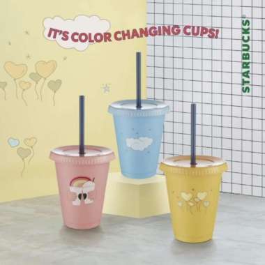 STARBUCKS ORIGINAL COLOR CHANGING CUP REUSABLE TUMBLER berubah warna