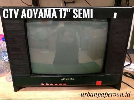 Tv Tabung Aoyama 17Inch + Gratis Antena Tv Original 100% (Kode 3552)) Multicolor
