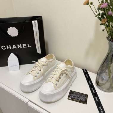 platform chanel sneakers