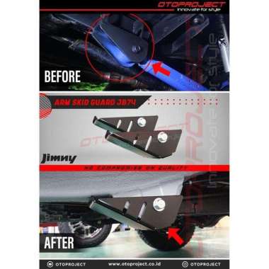 Arm Skid Guard Suzuki Jimny JB74 Arm Skid Guard Suzuki Jimny 2019 Black