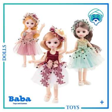 Mainan Boneka Barbie Korea Princess Cantik Summer Style Doll 23 cm