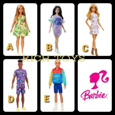 barbie boneka fashionistas 1 pcs
