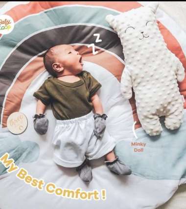 BabyLoop Bear Minky Doll boneka anak bayi Multicolor