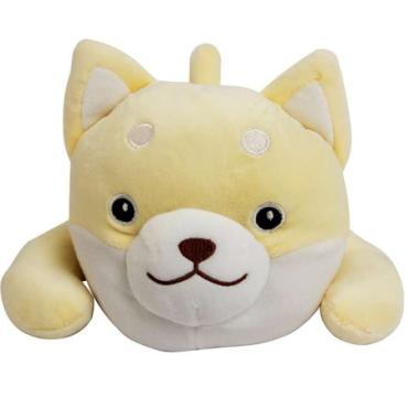 MINISO Mainan Mewah Seri Lying Shiba Bantal Boneka Boneka Mewah Boneka Multicolor