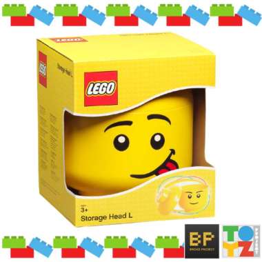 Lego Storage Head Boy L Silly Large