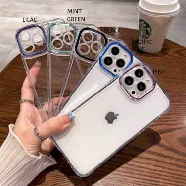 Clear Chrome Proctect Lens Case Iphone 11/11 Pro/11 Pro Max /12/12 Pro Max/13 /13 Pro/13 Pro Max Iph