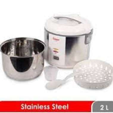 Cosmos Rice Cooker Magicom 2 Liter Stainless Steel CRJ-9303 2L GARANSI