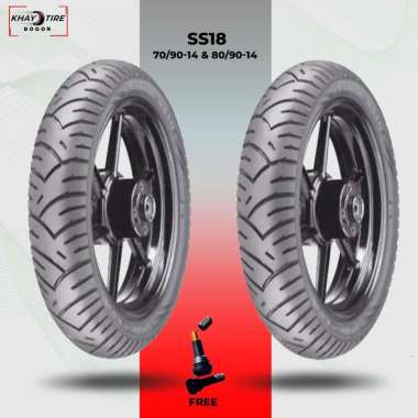 Sepasang Ban Motor Matic - CORSA SS18 70/90 & 80/90 Ring 14 Tubeless