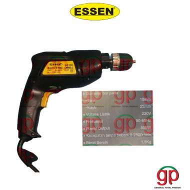 ESSEN E 0100 MESIN BOR TANGAN 10MM E0100 ELECTRIC DRILL