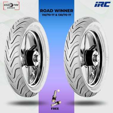 Sepasang Ban Motor Moge - IRC ROAD WINNER 110/70 & 130/70 Ring 17 Tubeless