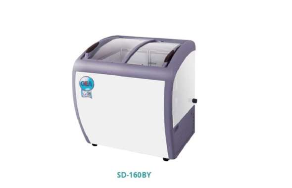 GEA SD160BY Sliding Curve Glass Freezer/Freezer Sliding GEA SD 160BY