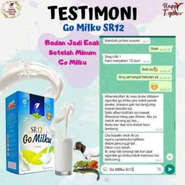 SR12 Go Milku SR12 Susu Kambing Etawa / Susu Osteoporosis / Susu Untuk Lambung / Susu Kambing Etawa 