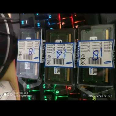Ram 8gb 2R×8 PC3L- 12800s Samsung