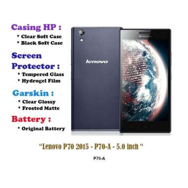 Lenovo P70 2015 - P70-A - 5.0 inch - Case - Screen Protector - Battery - Dll Battery
