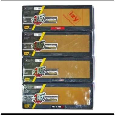 Cover tatakan dudukan plat mobil UNIVERSAL carbon Multicolor
