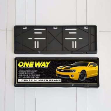 Frame Plat Nomor / Tempat Dudukan Plat No Mobil / Cover Plat Nomor Multicolor