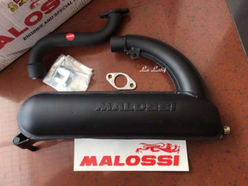 Knalpot malossi utk vespa smallframe Multicolor