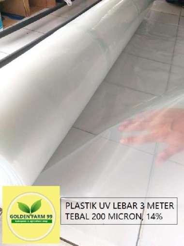 Plastik uv (ultra violet) untuk hidroponik & Green House - Murah