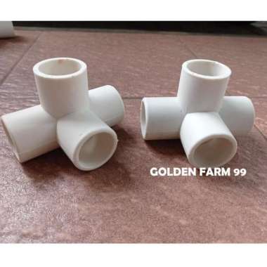 Konektor pipa 4 arah atau cabang ukuran 1 inch