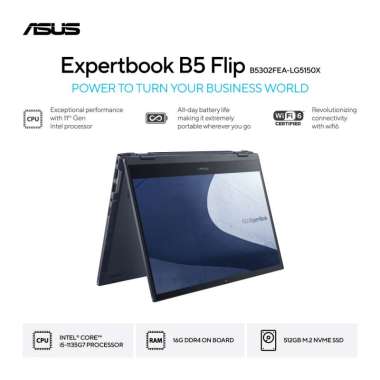 ASUS Business ExpertBook B5302FEA-LG5150X Intel Core i5 16GB/512GB Star Black
