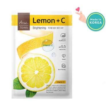 [BPOM] Ariul 7days Mask / Sheet Mask New-Lemon