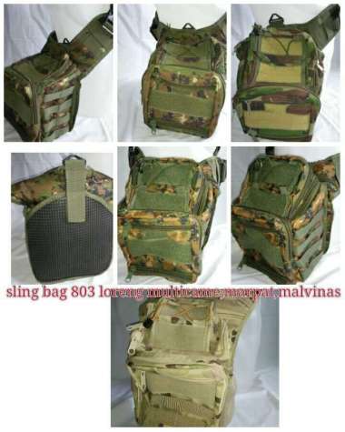 sling bag 803/tas slempang loreng malvinas, marpat besar cordura