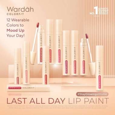 ORIGINAL. WARDAH COLORFIT LAST ALL DAY  LIP PAINT 11 EVERLAST