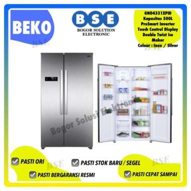 Beko Kulkas Side By Side 500 Liter GNO4331XPID ProSmart Inverter
