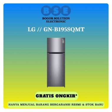 KULKAS LG 2 PINTU GN-B195SQMT | LG GNB195SQMT KULKAS 2 PINTU INVERTER