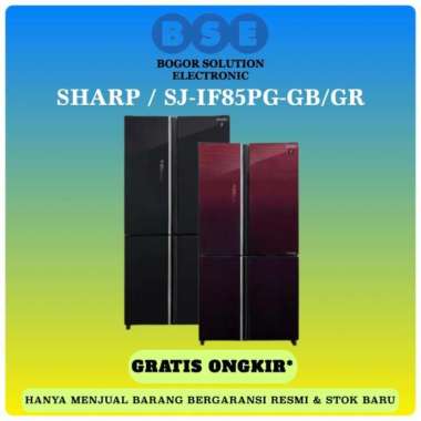 Kulkas 4 Pintu Glass Door Sharp Queen Series SJIF85PG Sharp SJ-IF85PG