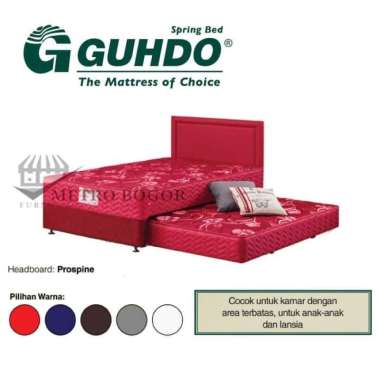 Ranjang Sorong Guhdo Springbed New Prima 2 In 1 Sandaran Prospine 160 x 200