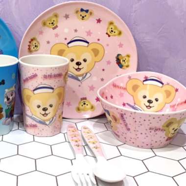 Set Peralatan Makan Melamin Bayi Anak Piring Mangkok Gelas Thomas Cars Duffy