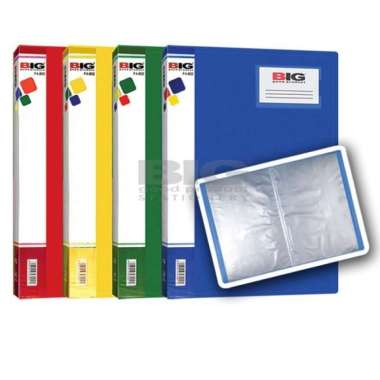 DOCUMENT KEEPER/ CLEAR HOLDER 60 LBR EDS ON / BIG WARNA MIX merah