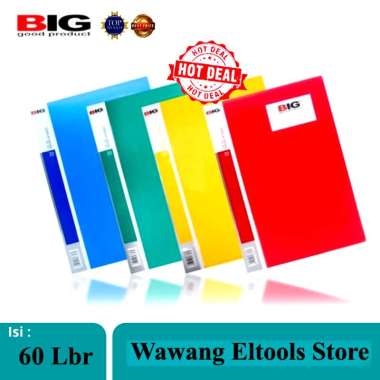 DOCUMENT KEEPER/ CLEAR HOLDER 60 LBR EDS ON / BIG WARNA MIX biru