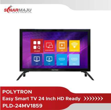 LED TV 24 Inch Easy Smart Polytron HD Ready PLD-24MV1859 PLD24MV1859