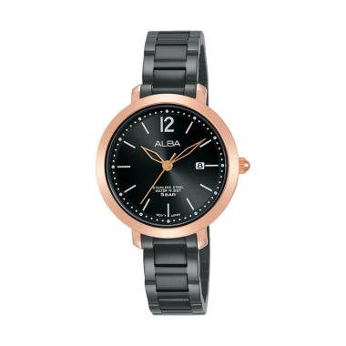Alba AHX1907S Casual Jam Tangan Wanita [Original] Black Rose Gold