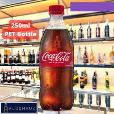 Coca Cola Cocacola Pet 250ml Bottle Plastic Botol Kecil Mini Plastik