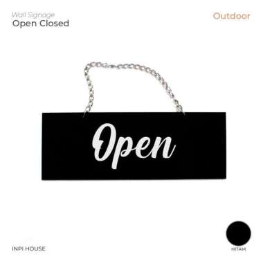Open Closed Signage - Sign Open Close - Sign Pintu Cafe - Signage