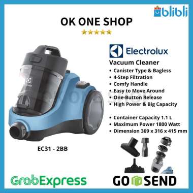 ELECTROLUX Vacuum Cleaner Tabung EC31-2BB | Penghisap Debu EC 31 2 BB