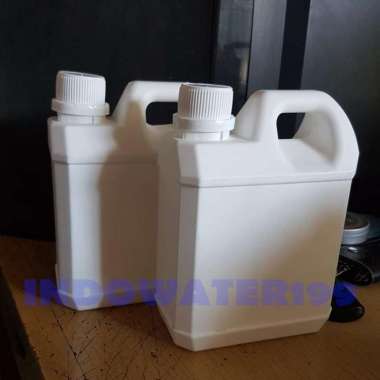JERIGEN 1 LITER PENDEK WARNA PUTIH SOLID