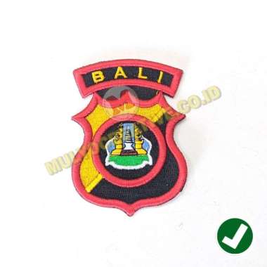Badge Patch Logo Polda Bali – Bordir Polda Timbul Murah - Logo polda saja Mulyocreative