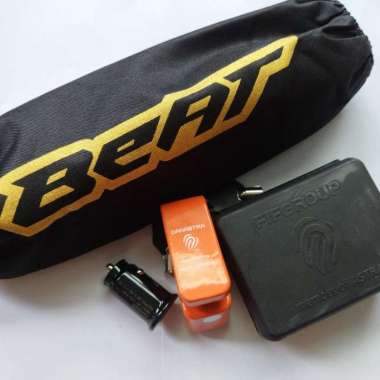 Paket Gembok Original Astra+Sarung Shockbreaker Belakang Beat Gold Beat Gold