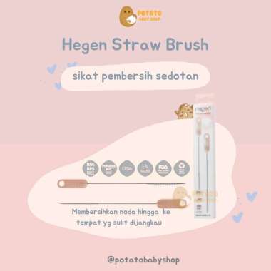 Hegen Straw Brush - Sikat Sedotan Hegen