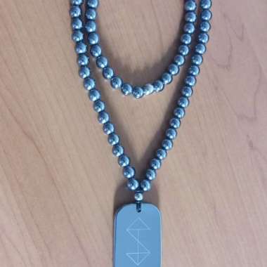TERAHERTZ THZ QUANTUM KALUNG+PENDANT 8MM GRADE AAAAA