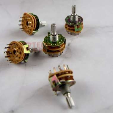 Rotary Switch 1 x 12 (12 posisi) Saklar Selector Putar