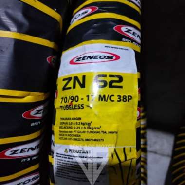 BAN ZENEOS ZN 62 70/90-17 80/80-17 150/60-17 BAN ZENEOS RING 17 ZN 62 80/80-17 Ukuran
