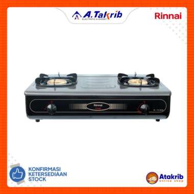 RINNAI KOMPOR GAS RI-712BGX 2Tungku Stainless Steel Api Besar