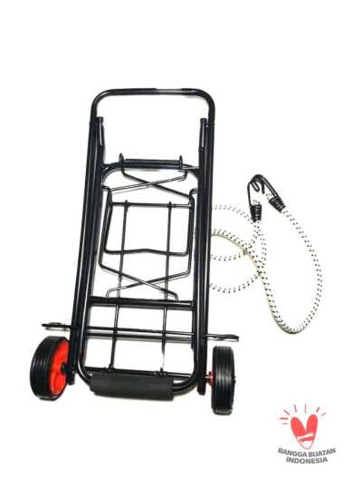 Kenmaster KT-261 Trolley Cart Black - Troli Lipat Multifungsi Hitam ORIGINAL 100 % Multicolor
