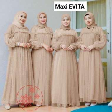 Maxi Evita Wanita/Gamis Wanita/Gamis Model Terbaru M COKSU