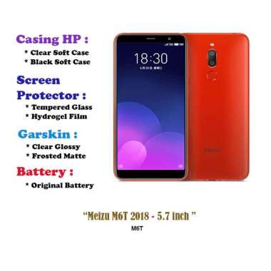 Meizu M6T 2018 - 5.7 inch - Case - Screen Protector - Battery - Dll Hydrogel